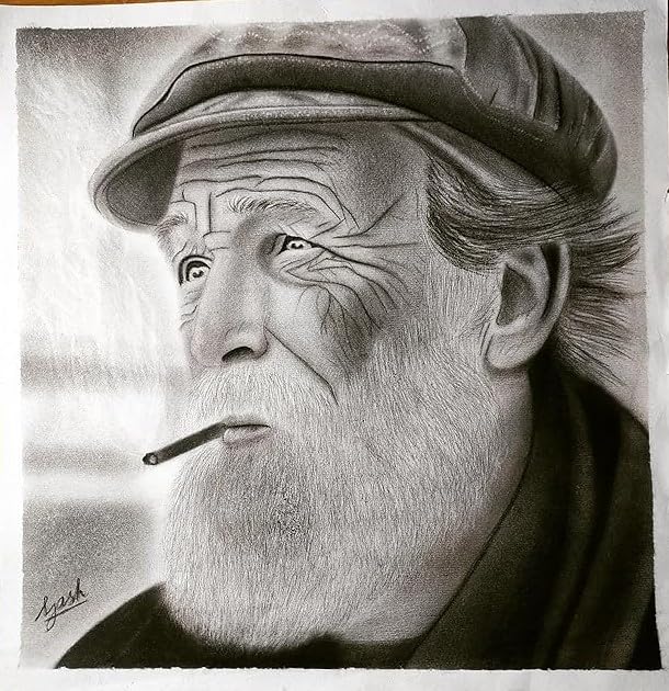 Handmade Pencil Sketch Portrait from Photo